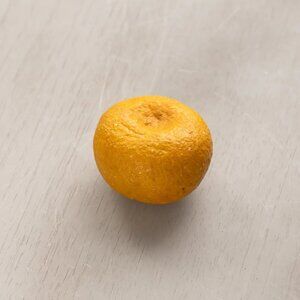 Vintage Alabaster Stone Mystery Fruit Figurine (Orange?)